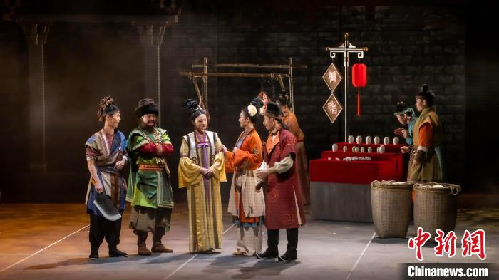 音乐剧《长安十二时辰》剧照。 北京天桥艺术中心供图