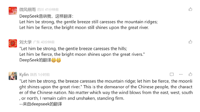 （网友在直新闻的留言截图）