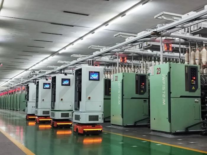 经纬智能纺织机械有限公司生产车间