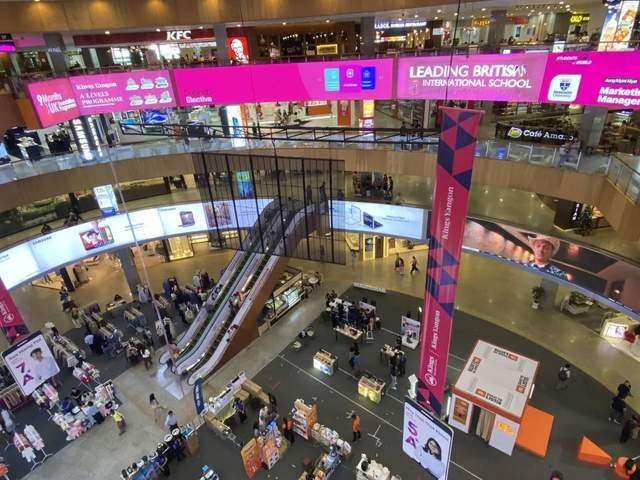 缅甸第一大城市仰光的商场。图源：受访者供图