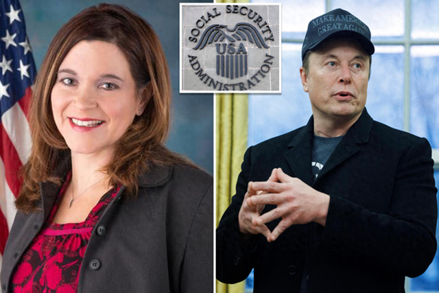 美国社保局代理局长米歇尔·金（左）被曝在与马斯克冲突后遭撤职 图源：美媒