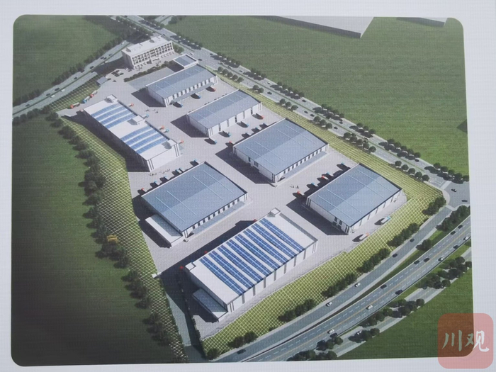 川陕甘铁路冷链及粮食供应链产业园项目规划设计图