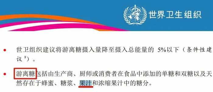 图源：世界卫生组织《成年人和儿童糖摄入的指南》