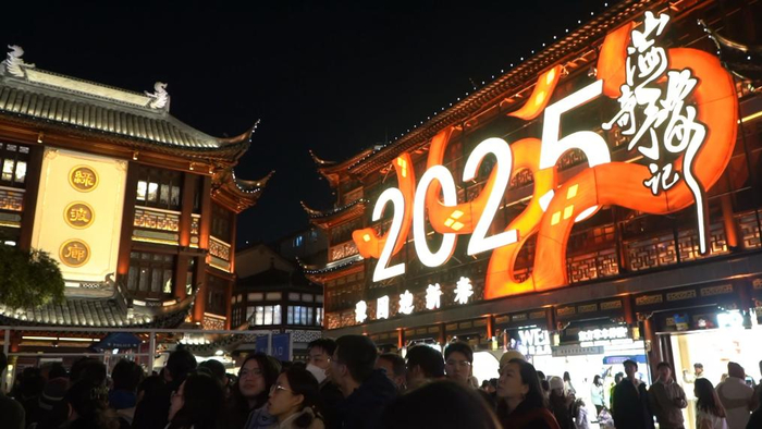 2025年豫园迎新春活动（图源：新华社）