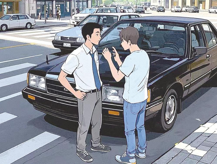     车是我买的        车主名字是我的    AI制图：张乔