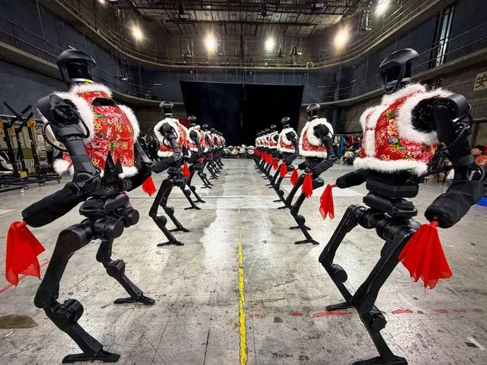 机器人登上春晚。图据宇树科技