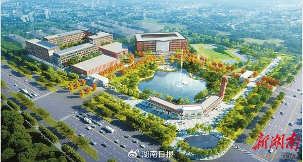 江丰科技职业技术学校。（效果图）
