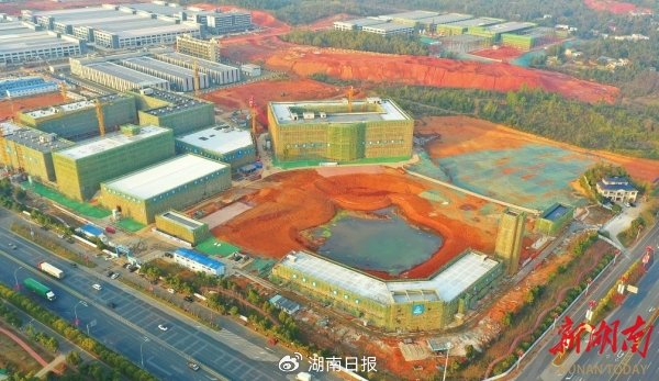 占地458亩的湖南江丰电子材料产业园。通讯员 摄