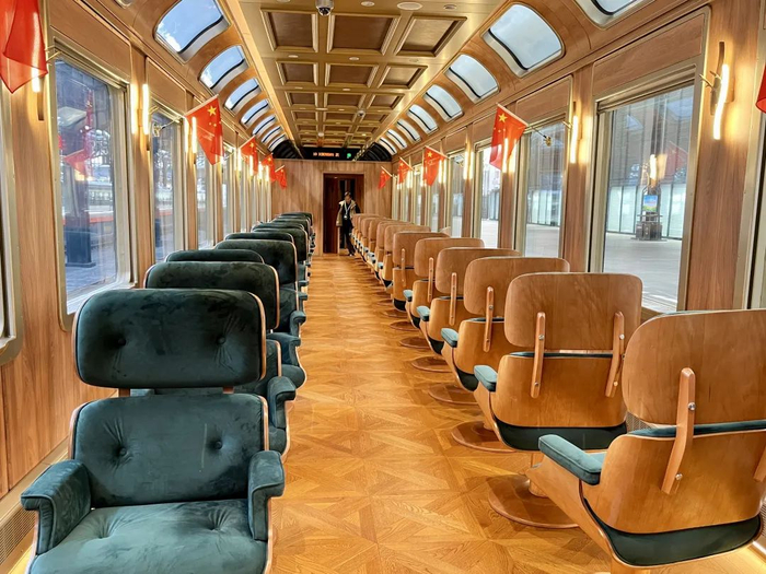 伊春号旅游列车。图/受访者提供