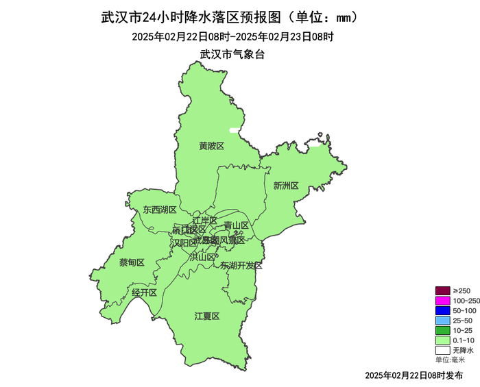2月22日： 小雨转多云
