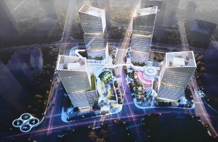 ▲成都智媒体城效果图