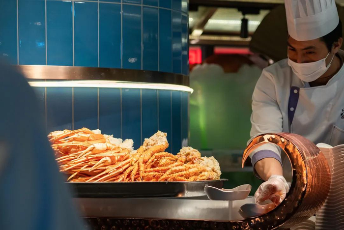 雪蟹脚和帝王蟹脚图源视觉中国