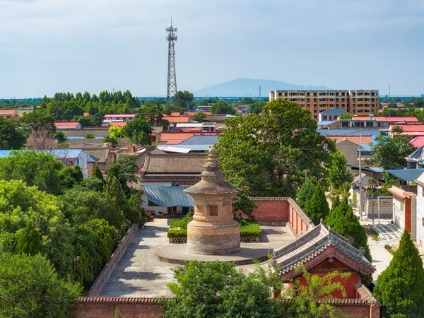 　　山西省运城市盐湖区寺北村的泛舟禅师塔，资料图片。视觉中国供图