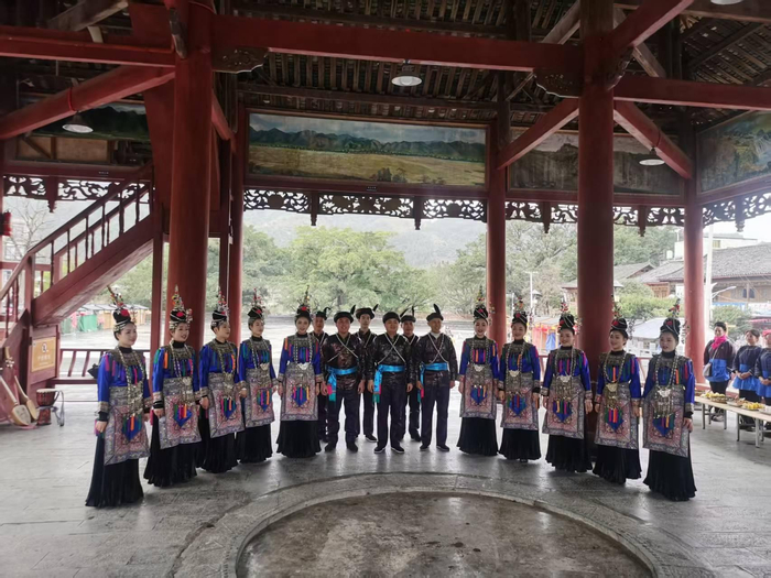 图为民歌普法活动现场。（任锐 邢国涵摄）