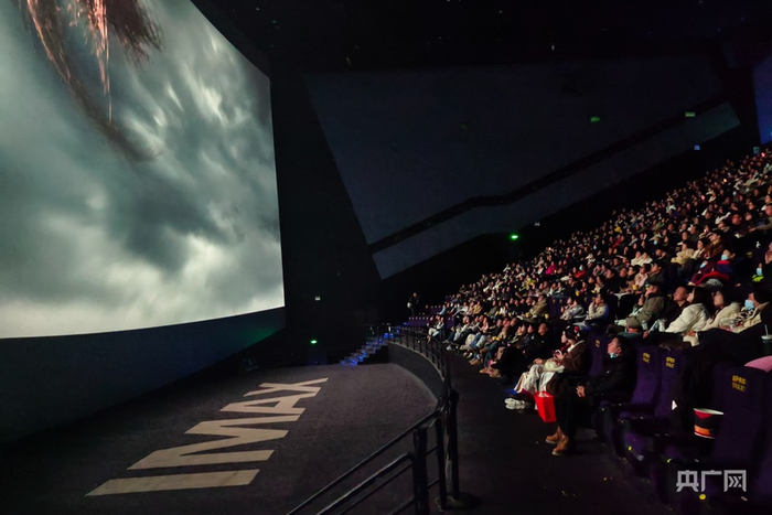 观众沉浸式感受视觉盛宴（央广网记者  栾小琳  摄）