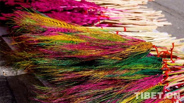 图为年货市场上的“罗萨梅朵” 摄影：赵振宇