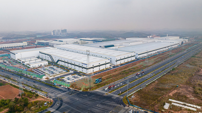 蜂巢能源（成都）动力电池制造及西南研发基地项目，着力打造铁锂短刀电池超级工厂和区域协作标杆（成都市投资促进局供图）