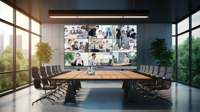 雷曼智慧会议交互系统（图片来源：雷曼光电）