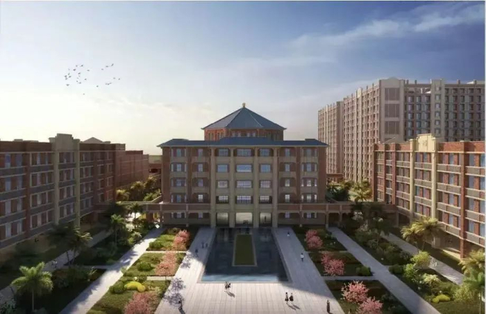 北师大珠海实验学校香山校区（香山中学）效果图。