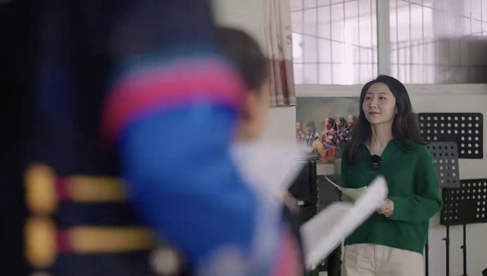 谭淇尹和妞妞合唱团在排练