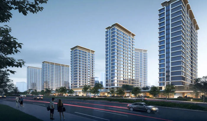 岳麓金岭项目效果图。