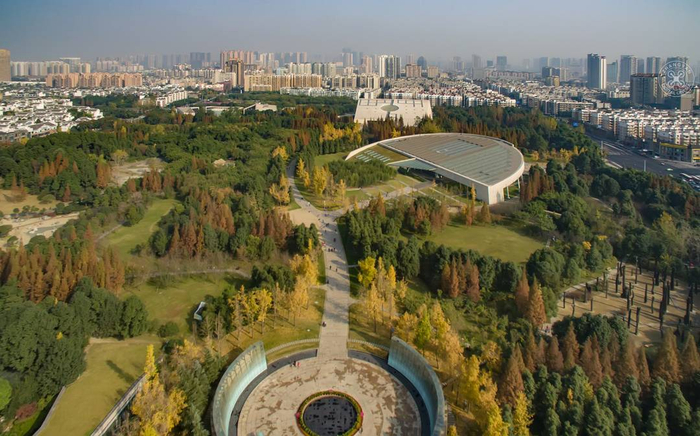 金沙遗址博物馆全景图据金沙遗址博物馆