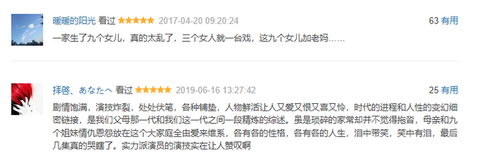 电视剧《家有九凤》豆瓣网友评论