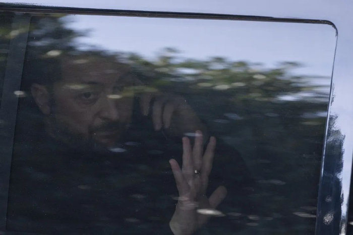 乌克兰总统泽连斯基离开白宫 图片来源：视觉中国