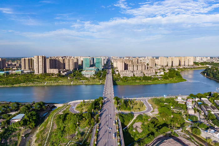 内江一景。唐广 摄