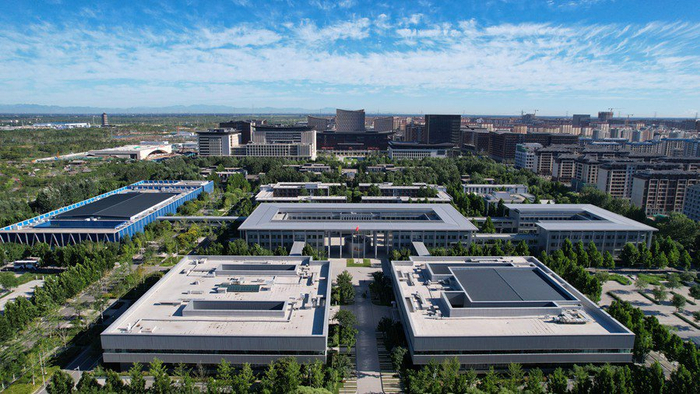 雄安市民服务中心。雄安媒体中心王伟倩 摄