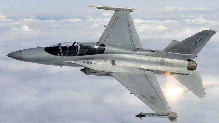 图：韩国空军（ROKAF）的FA-50轻型战斗机。图片来源：韩国航空航天工业公司（KAI）