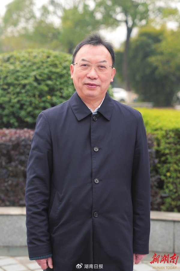 何清湖委员。湖南日报全媒体记者 辜鹏博 摄