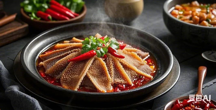 图片由豆包AI生成  提示词：毛肚火锅