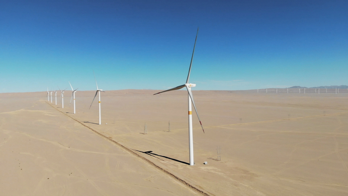 由明阳研制的沙戈荒机型