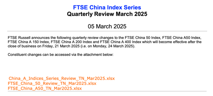 寒武纪等获纳入富时中国A50指数