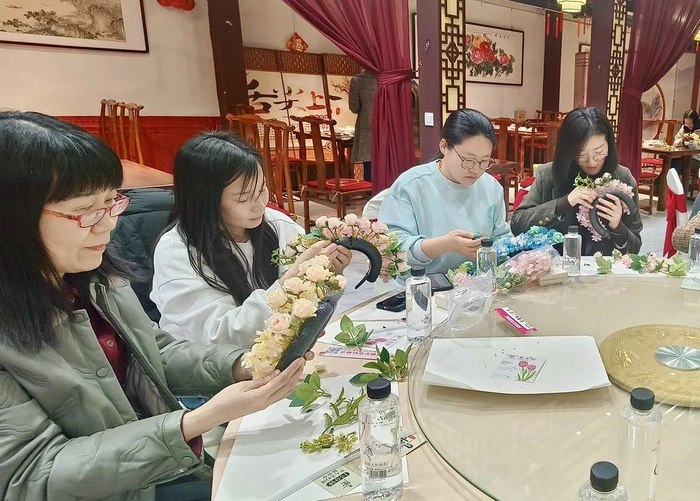 3月7日，“三八”国际妇女节活动在雄安新区容城县举办。容城县委宣传部供图