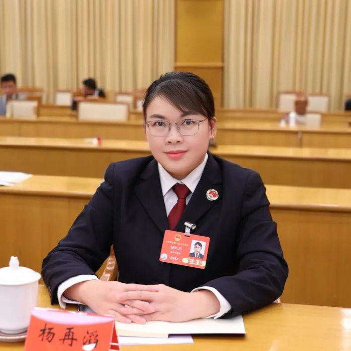 全国人大代表、贵州省人民检察院普通犯罪检察部四级高级检察官 杨再滔