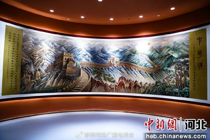 图为广平县水陆画博物馆内展示的一幅作品。 武小凯 摄