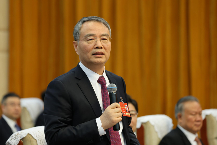 　▲全国人大代表徐冠巨 红星新闻记者 张炎良 摄