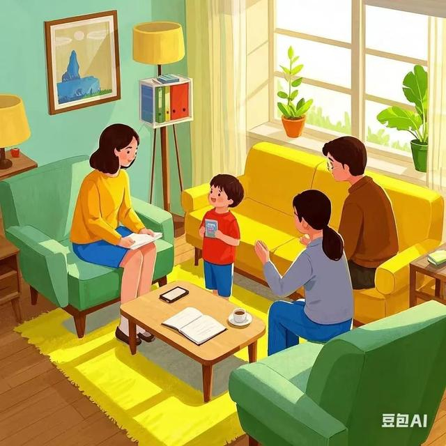 曾经的家访，豆包ai制图