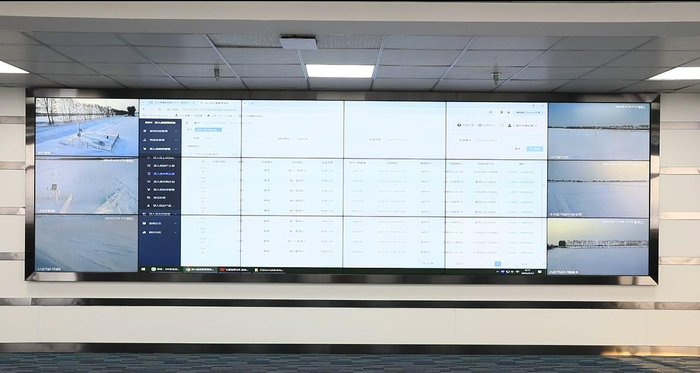 七星农场农业智慧平台（央广网发  师铭蔚  摄）