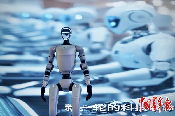 3月3日，北京石景山，一台工作日搞开发、周末打工的宇树G1。中青报·中青网记者 李强/摄