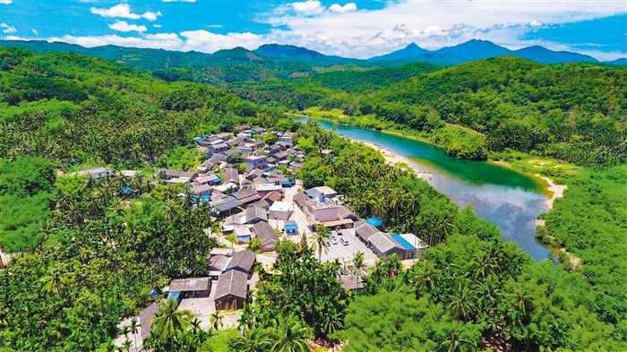 加脑村。海南日报记者 陈元才 摄
