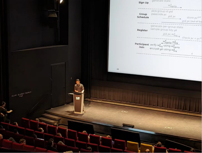 ▲赵莽在多伦多参加Real World Crypto （RWC）