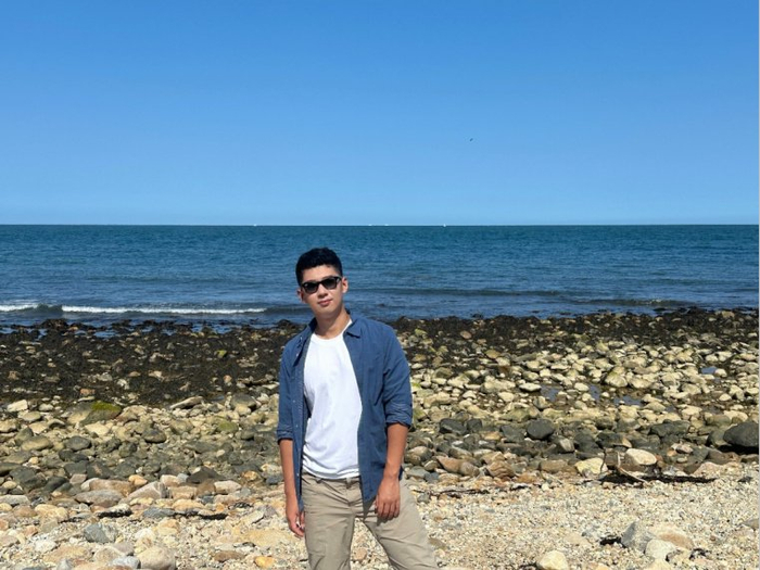 ▲赵莽在纽约旅游