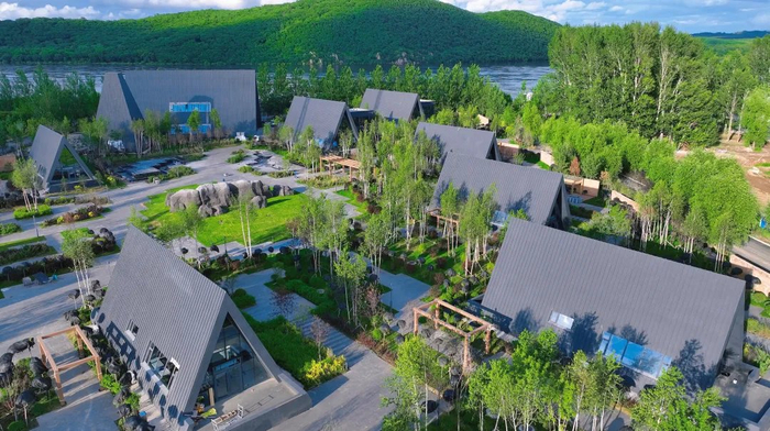 赫哲风情旅游园区精品民宿（央广网发  饶河县委宣传部供图）