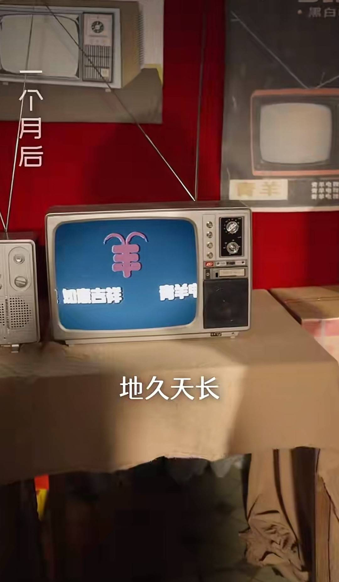 充满年代感的青羊电视机