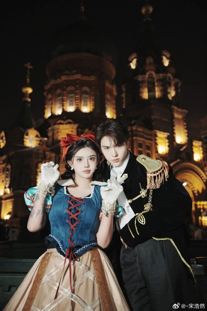 韩安冉和宋浩然（图源：个人微博）