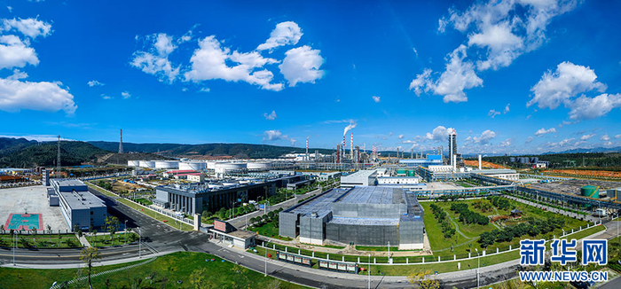 云南安宁产业园区（资料图）。新华网发（安宁市委宣传部 供图）