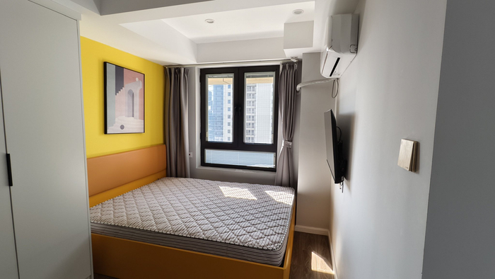 图为市北高新人才公寓·西苑某一居室内景